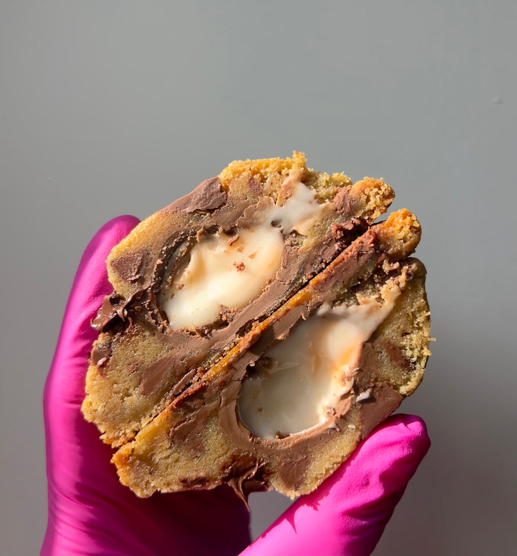 Cadburry Creme Egg stuffed Chocolate Chip