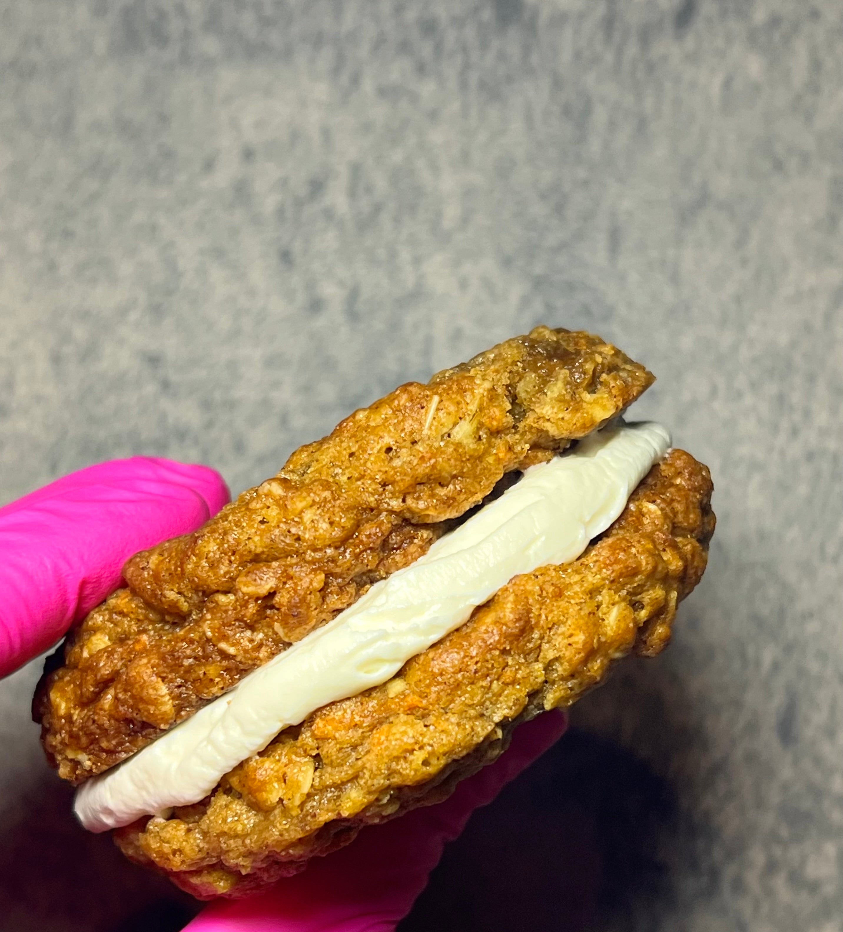 Carrot Cake Oatmeal Cream Pie