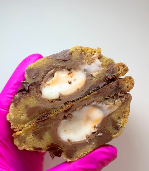 Cadburry Creme Egg stuffed Chocolate Chip